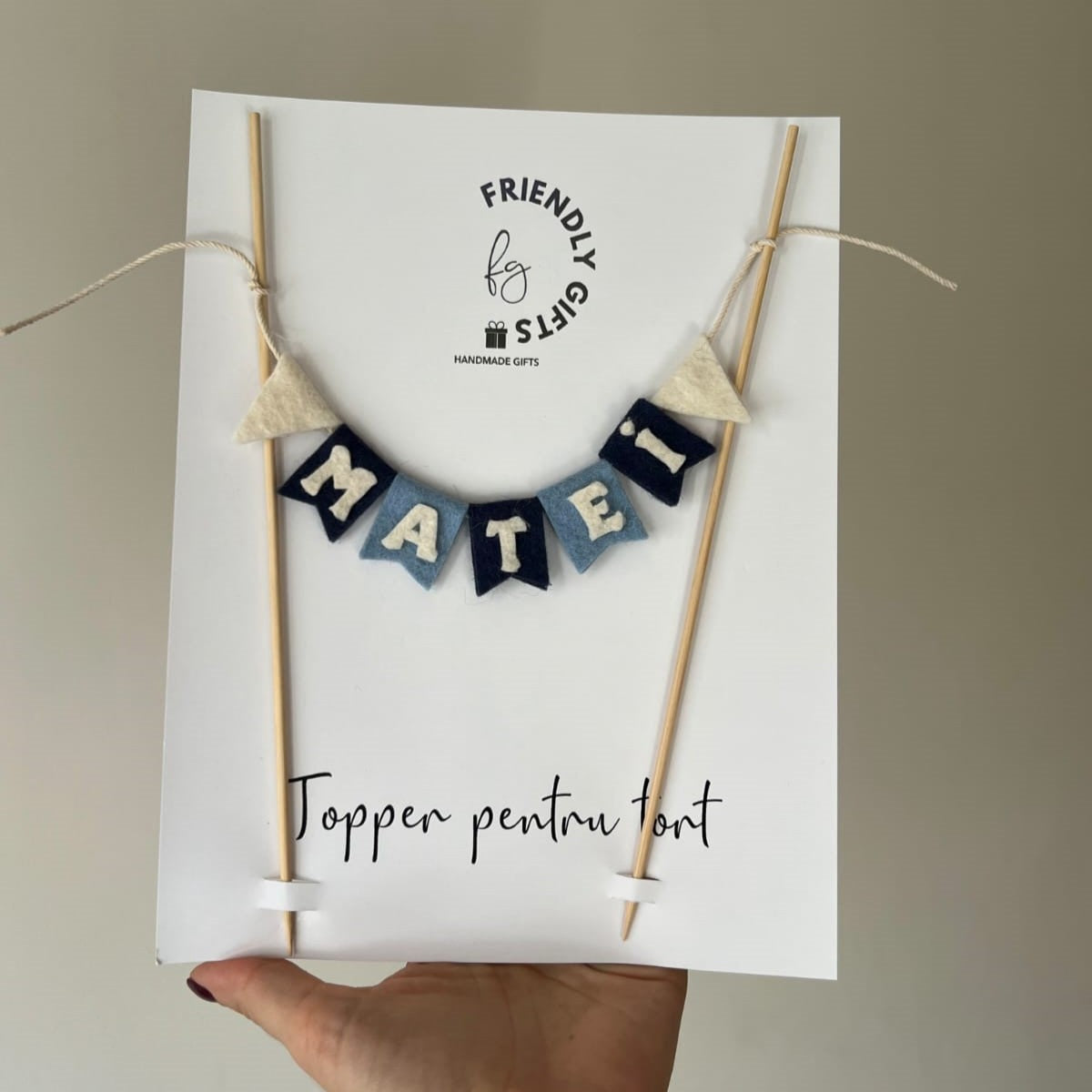 Topper pentru tort personalizat