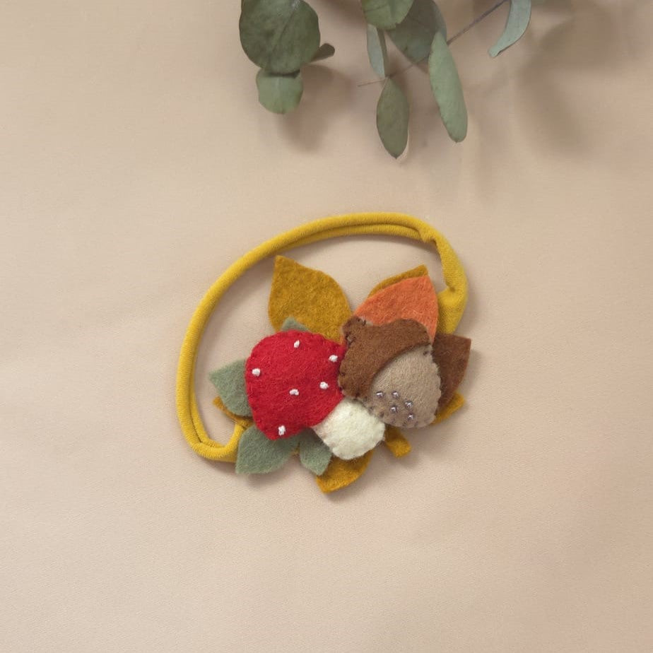 Bentita elastica de toamnă handmade