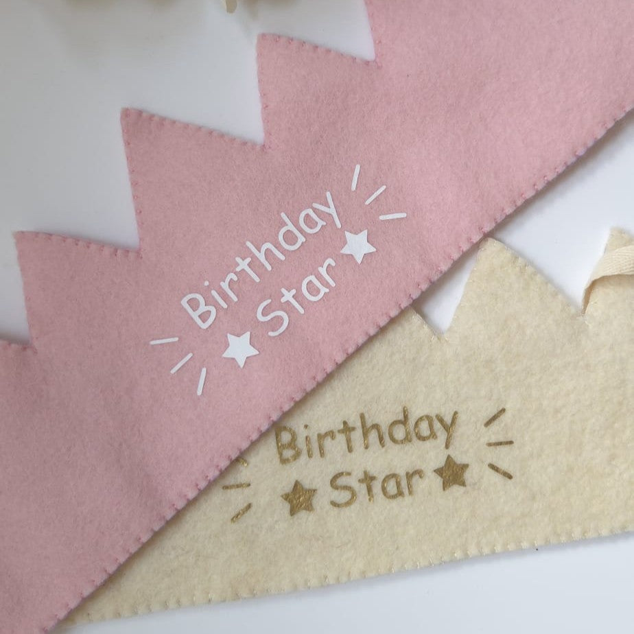 Coroniță aniversară Birthday Star – pentru micile vedete ale zilei
