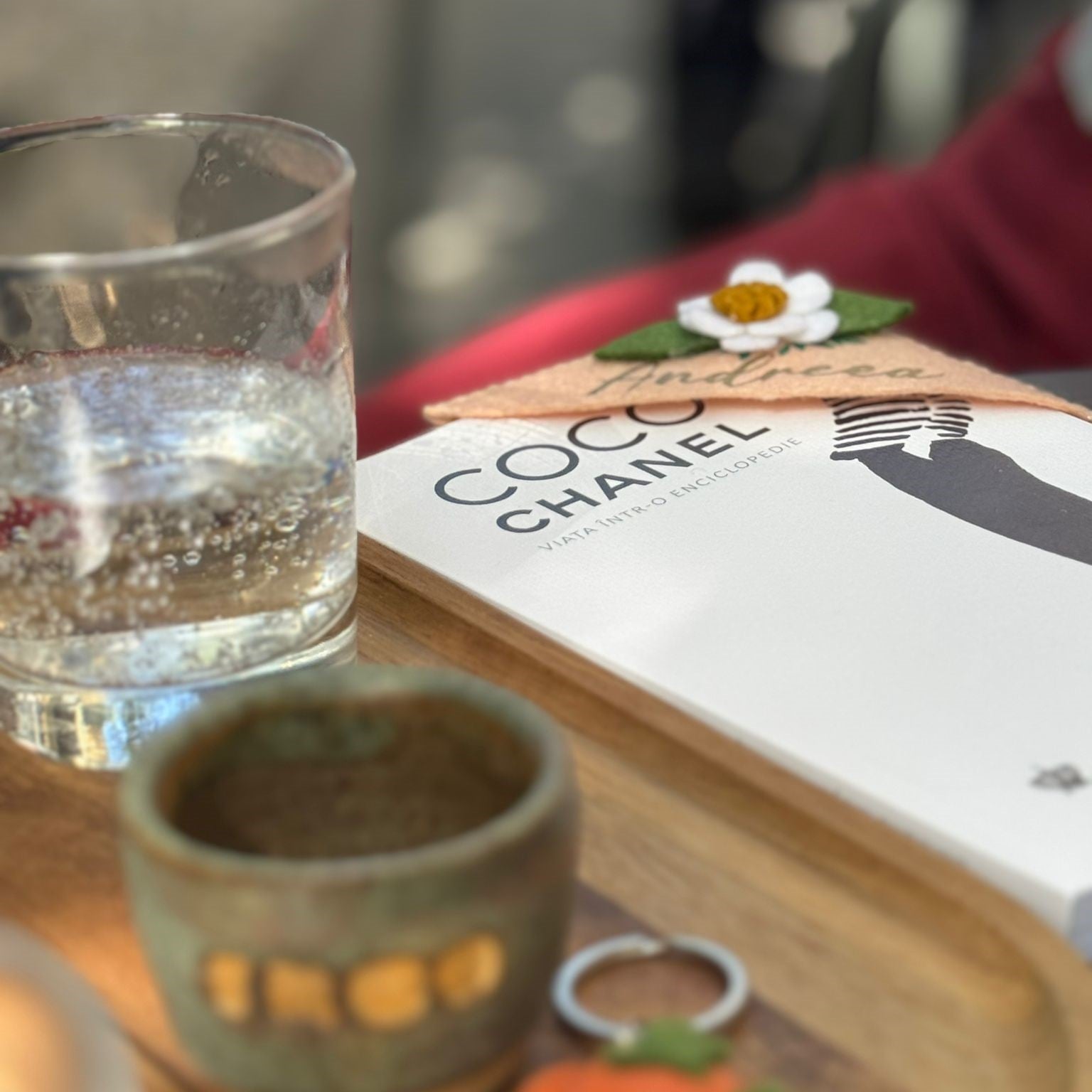 Semn de carte handmade din fetru-personalizat cu nume