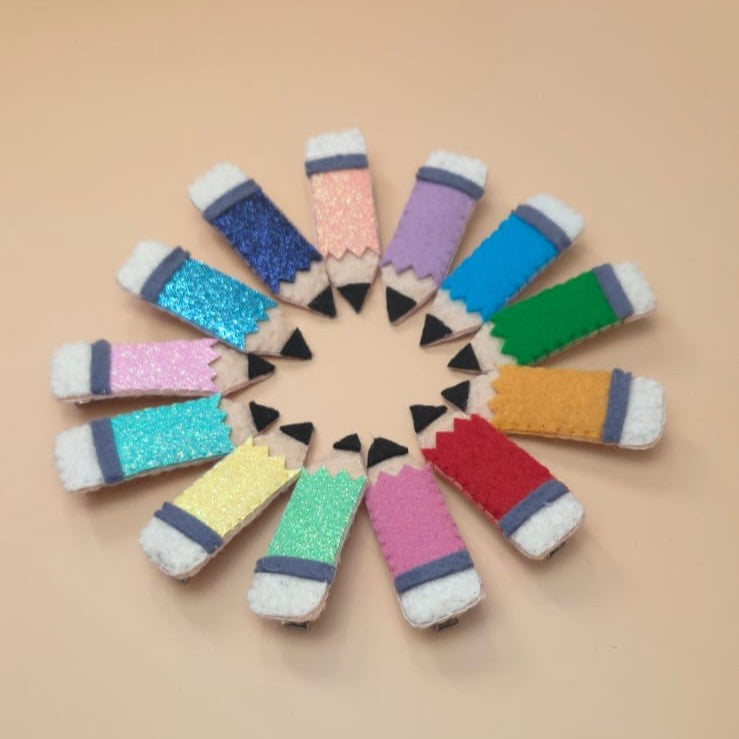 Clamă handmade Creion Colorat din fetru – diferite culori