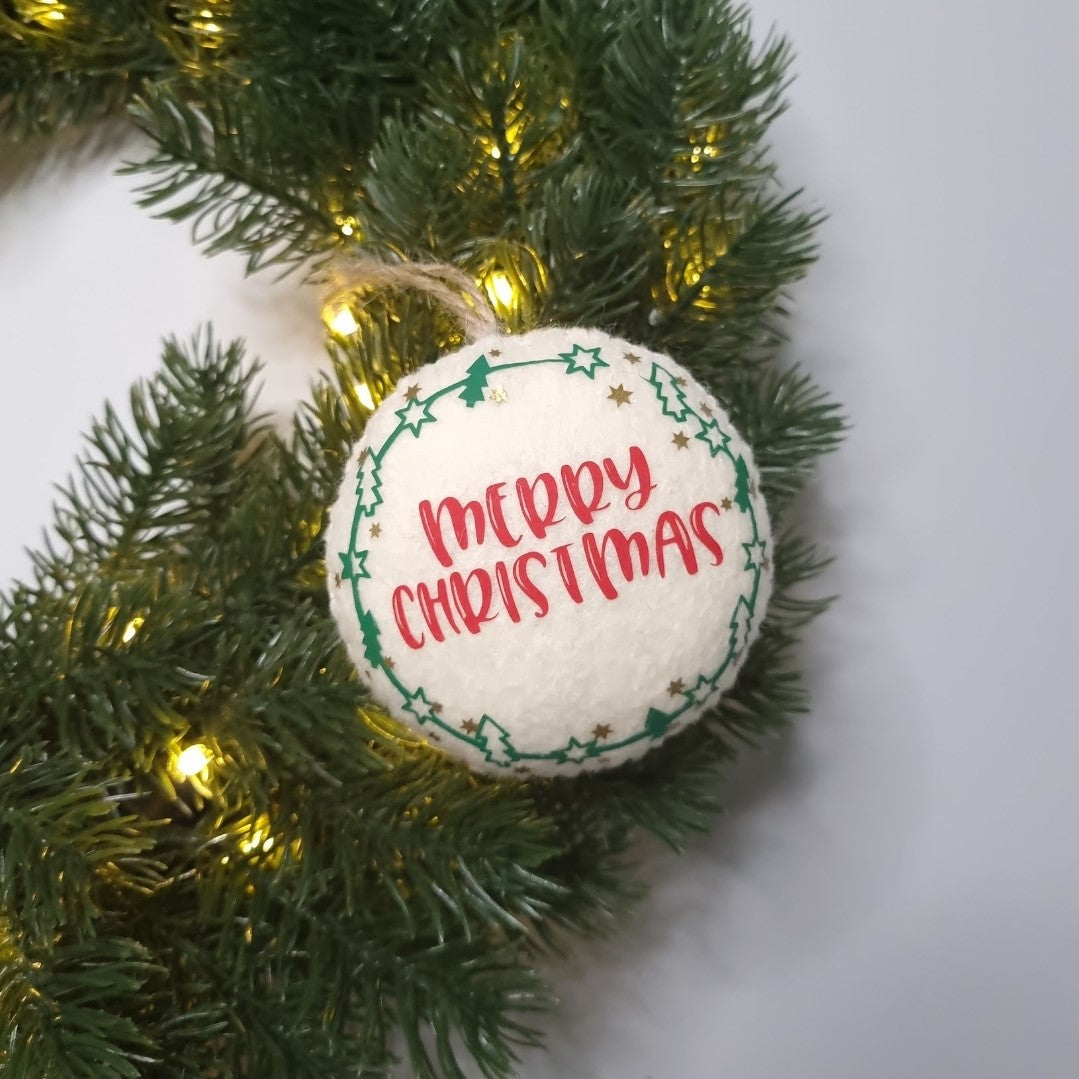 Glob personalizat cu mesaj "Craciun fericit"