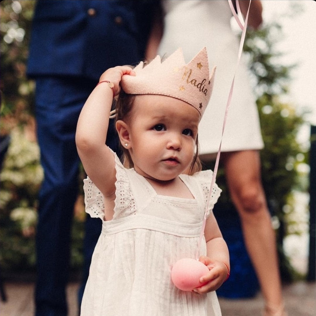 Coroniță aniversară personalizată cu nume