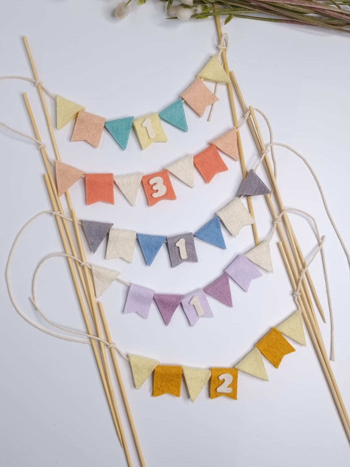 Topper pentru tort cu cifra