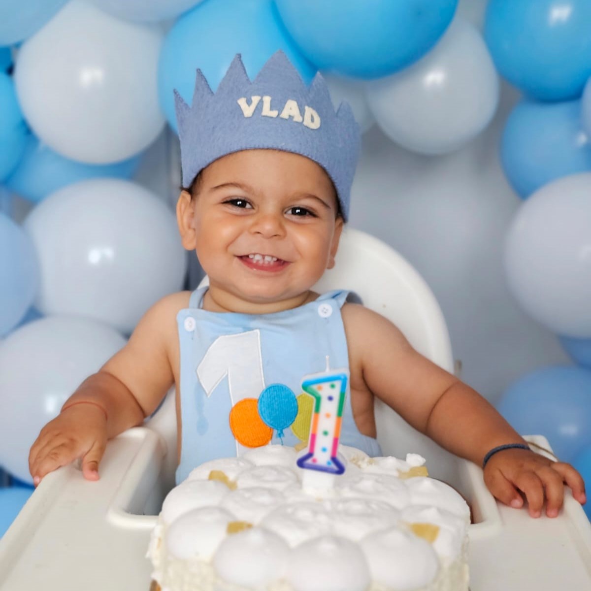 Coroniță aniversară personalizată cu nume