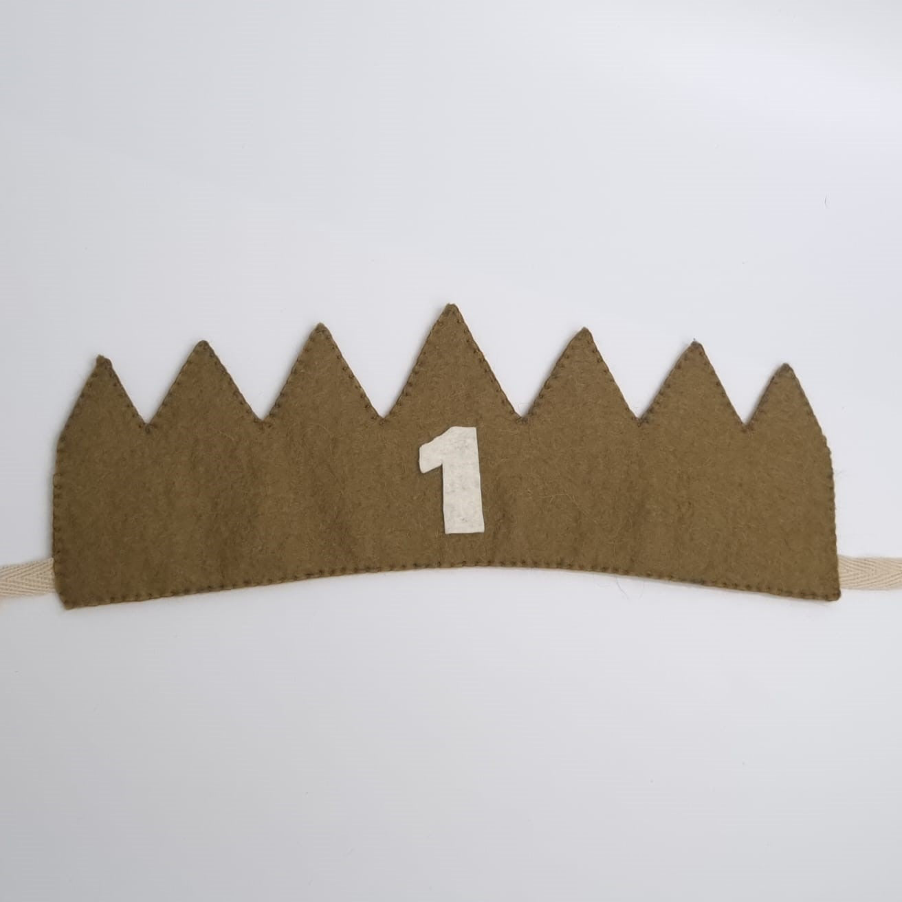 Coroniță aniversară personalizată cu cifra