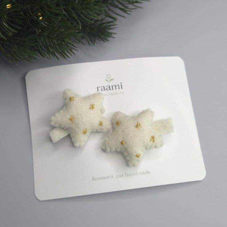 Set clame cu stele brodate