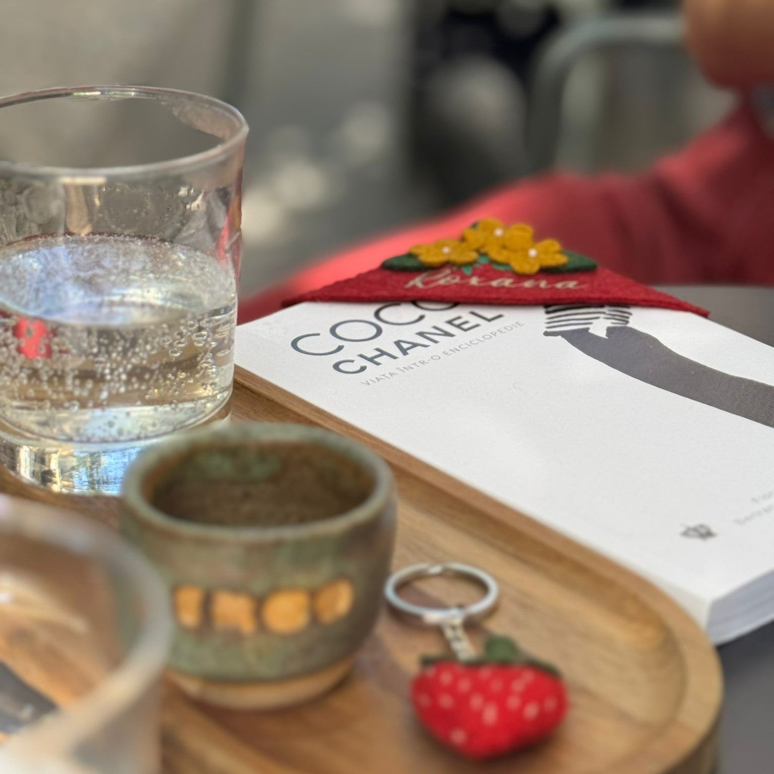 Semn de carte handmade din fetru-personalizat cu nume